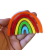APLIQUE ARCO ÍRIS ACRÍLICO VERÃO ADL - 6CM - 1 UNIDADE
