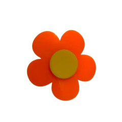 APLIQUE FLOR BIG NEON ACRÍLICO ADL - LARANJA - 6CM - 1 UNIDADE - comprar online