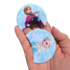 APLIQUE ORELHA PRINCESAS ACRÍLICO ADL - ELSA E FROZEN - 5CM - 1 PAR