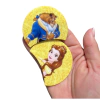APLIQUE ORELHA PRINCESAS ACRÍLICO ADL - BELA E A FERA - 5CM - 1 PAR