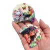 APLIQUE ORELHA PRINCESAS ACRÍLICO ADL - MOANA - 5CM - 1 PAR