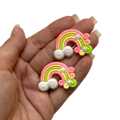 APLIQUE ARCO ÍRIS CORES SUAVES EMBORRACHADO- 2 UNIDADES - comprar online