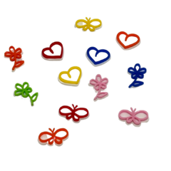 KIT APLIQUES PEQUENOS ESCOLAR - 2CM - CORES VARIADAS - 3 UNIDADES - comprar online