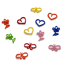 KIT APLIQUES PEQUENOS ESCOLAR - 2CM - CORES VARIADAS - 3 UNIDADES - comprar online