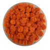 POMPOM TULE LARANJA - 1,5CM - 10 UNIDADES