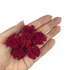 POMPOM TULE MARSALA - 2,5CM - 10 UNIDADES - comprar online