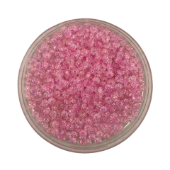 MINI FLOR CURVADA ARAMADO ROSA - 6MM - 20 GRAMAS