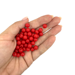 MIÇANGA PULSEIRA BOLA VERMELHA - 8MM - 20 GRAMAS - comprar online