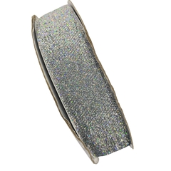 FITA LUREX PRATA HOLOGRÁFICA - 38MM - 2 METROS