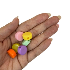 PASSANTE PASTILHA COLORIDA - 16,6MM - 6 UNIDADES (CORES DIVERSAS) - comprar online