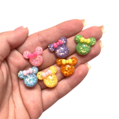 APLIQUE MINNIE LAÇO - 4 UNIDADES - CORES DIVERSAS - comprar online