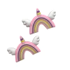 APLIQUE ARCO ÍRIS UNICORNIO EMBORRACHADO - 2 UNIDADES