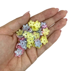 FLOR ARAMADO COLORIDA PEROLADA - 12MM - 10 GRAMAS - comprar online