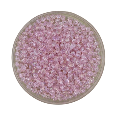 MINI FLOR CURVADA ARAMADO ROSÉ - 6MM - 20 GRAMAS