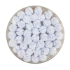 POMPOM TULE BRANCO - 1,5CM - 10 UNIDADES
