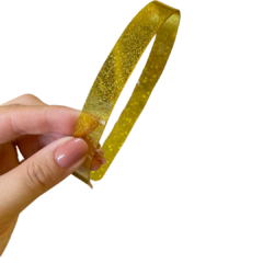TIARA DOURADO GLITTER ESCOLAR ACRILICO ADL - 1 UNIDADE na internet