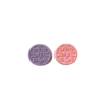 APLIQUE OREO RESINA YAMA - CORES DIVERSAS - 2CM - 2 UNIDADES