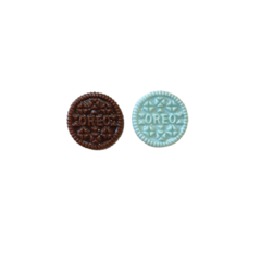 APLIQUE OREO RESINA YAMA - CORES DIVERSAS - 2CM - 2 UNIDADES na internet