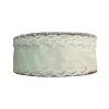 FITA ORGANZA BORDA ARREDONDADA - BRANCA - 38MM - 1 METRO - comprar online
