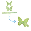 KIT RECORTE BORBOLETA LONITA VERDE - 5CM - 4 PEÇAS - comprar online