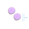 POMPOM RETO PÊLO LILÁS - 2,5CM - 2 UNIDADES - comprar online