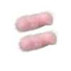 POMPOM RETO PÊLO DUPLO ROSA BEBÊ - 2 UNIDADES - 3X7CM - comprar online