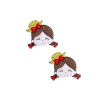 APLIQUE MATUTA MARROM EMBORRACHADO - SÃO JOÃO - 3,5CM - 2 UNIDADES - comprar online