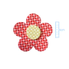 APLIQUE FLOR BIG 3D SÃO JOÃO ACRÍLICO ADL - VERMELHA - 6CM - 1 UNIDADE - comprar online