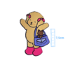 APLIQUE BOBBIE GOODS ACRÍLICO ADL - URSINHA COM BOLSA - 7,5CM - 1 UNIDADE - comprar online