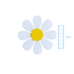 APLIQUE FLOR MARGARIDA BIG 2 ACRÍLICO ADL - 7CM - 1 UNIDADE