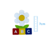 APLIQUE MARGARIDA ABC BIG ESCOLAR ACRILICO ADL - 7CM - 1 UNIDADE - comprar online
