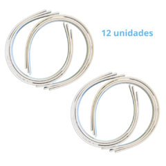 TIARA YAMA ABS DENTINHO BRANCA - 12 UNIDADES - comprar online