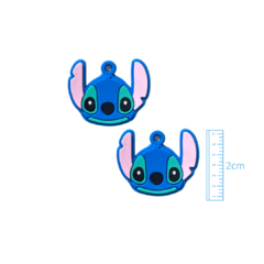 PINGENTE STITCH BUSTO EMBORRACHADO - 2 UNIDADES - comprar online