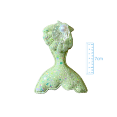 APLIQUE CAUDA PÉROLA LONITA GLITTER - VERDE - 1 UNIDADE - comprar online