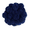 POMPOM TULE AZUL MARINHO - 2,5CM - 10 UNIDADES