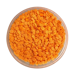 APLIQUE CONFETE MINI FRUTAS LARANJA - 10 GRAMAS