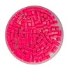 MIÇANGA PULSEIRA TUBO ROSA NEON - 5MM - 20 GRAMAS
