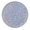 APLIQUE CONFETE GLITTER MINI CORAÇÃO BRANCO - 10 GRAMAS