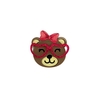 APLIQUE URSO ÓCULOS PINK ACRÍLICO - 1 UNIDADE