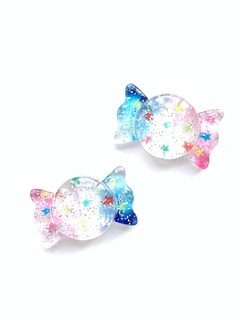 APLIQUE BOMBOM TIE DYE CANDY - 2UN