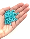 MIÇANGA BOLINHA IRISADA AZUL- 6MM - 20 GRAMAS