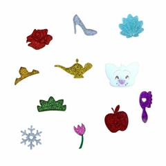 KIT ELEMENTOS PRINCESAS - 55 ELEMENTOS - 1,5CM TAM - comprar online