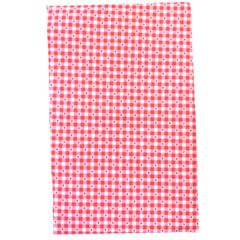 LONITA XADREZ CORAÇÃO SÃO JOÃO - LARANJA FORTE - 25X40CM - 1 FOLHA - comprar online