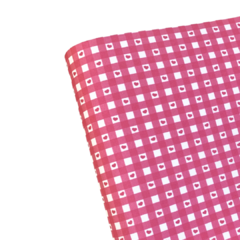LONITA XADREZ CORAÇÃO SÃO JOÃO - PINK - 25X40CM - 1 FOLHA - comprar online