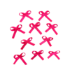 APLIQUE MINI LAÇO ROSA NEON - SÃO JOÃO - 3MM - 10 UNIDADES