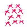 APLIQUE MINI LAÇO ROSA NEON - SÃO JOÃO - 3MM - 10 UNIDADES