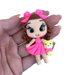 APLIQUE BONECA URSINHO BISCUIT - 1 UNIDADE - comprar online