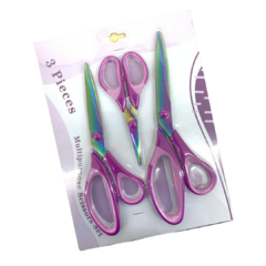 KIT TESOURA TITANIUM LILÁS FURTACOR - 1 UNIDADE