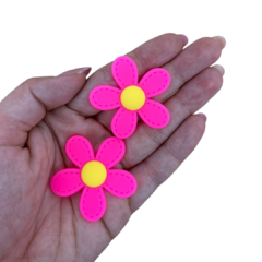 APLIQUE FLOR YAMA ROSA EMBORRACHADO - 2 UNIDADES - comprar online
