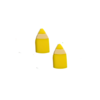 APLIQUE MINI LÁPIS ESCOLAR ACRÍLICO ADL - AMARELO - 2CM - 2 UNIDADES